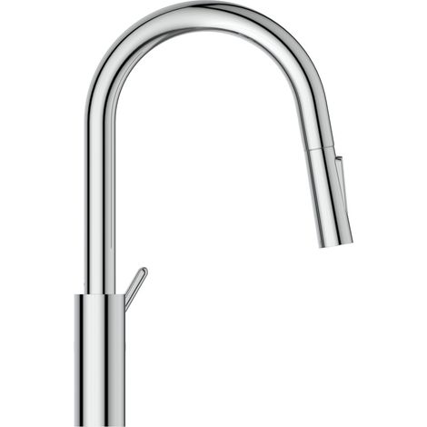 Ideal Standard Ceralife grifería de cocina, caño alto, teleducha (1/2)