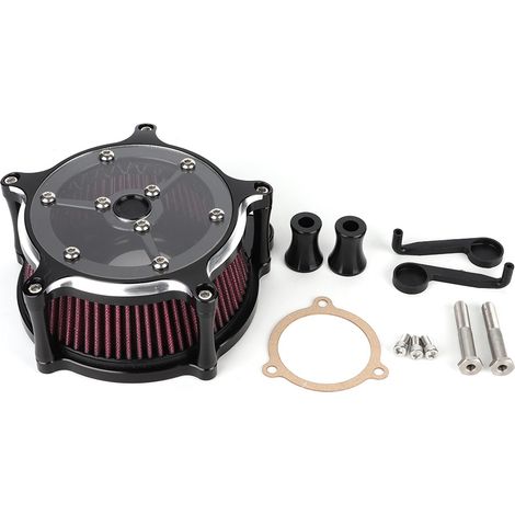 Filtre à air moteur modifié en aluminium CNC pour moto FXDLS, admission d'air sport (1/5)