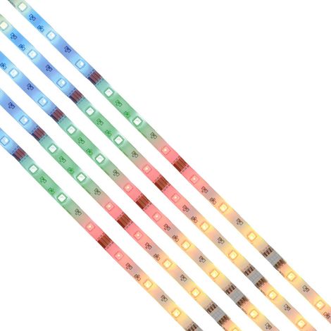 Lot de 5 Rubans LED RGB 1m Dimmables avec Changement de Couleur et Télécommande - PANGIVO (1/5)