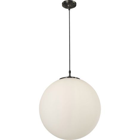 Searchlight Atom - Paralume in vetro opalino a 1 globo luminoso, attacco E27 (1/5)
