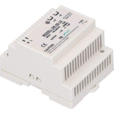Alimentation rail DIN série DR réglable commutation LED pour armoire électrique DR-30-12