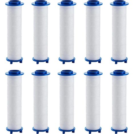 Lot de 10 filtres pour pommeau de douche Drivse, compatibles avec les pommeaux de douche Drivse et les pastilles de douche ioniques,