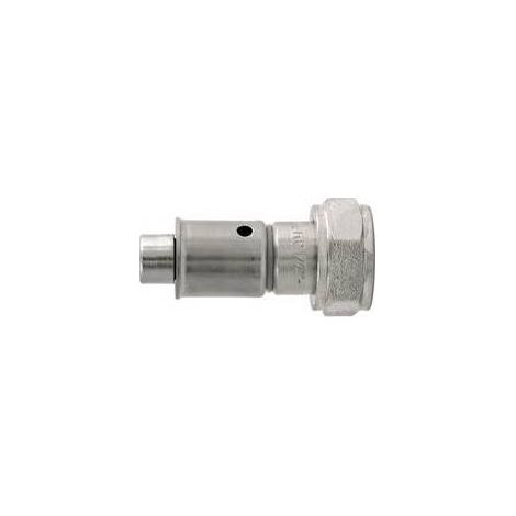 RACCORD DROIT FEMELLE MULTI-FIT AVEC ÉCROU Dimensions : écrou 1/2 - 20x2