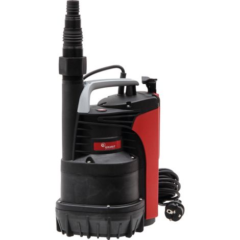 Pompa sommergibile per acqua pulita e sporca, portata 7500 l/h.
