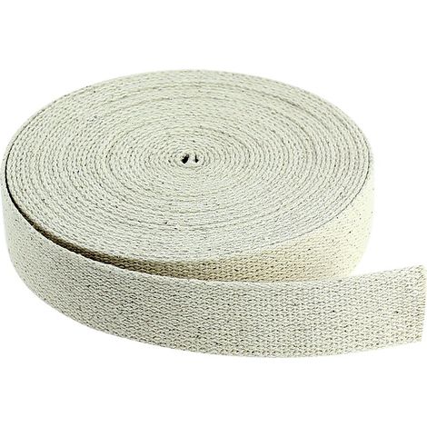 Sangles de manutention en coton 35mm x 25m – Tissage indémaillable – Fils d’âmes haute résistance pour levage intensif – Lecuyer (1/2)