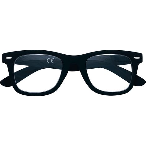 Occhiale Lettura Montatura Policarbonato Nero Soft Touch PR65 Diottrie +2,0 (1/5)