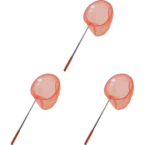 sacs pour filets de pêche à papillons d'extérieur, outils télescopiques en acier inoxydable (1/5)