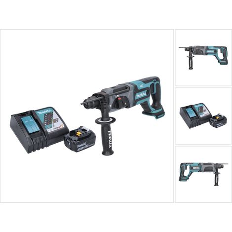 Makita DHR 241 RF1 Tassellatore a batteria 18V con attacco SDS-Plus + 1x Batteria 3,0 Ah + Caricatore - senza valigetta