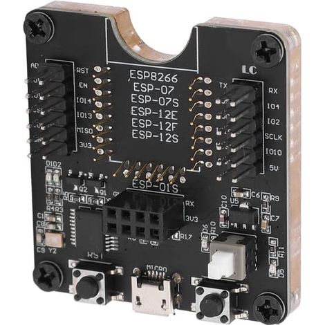 Outil de test et de marquage pour carte de développement de module Wi-Fi ESP8266 (compatible avec les modèles 01, 01S, 12E, 12F, 12S et 18T). (1/5)