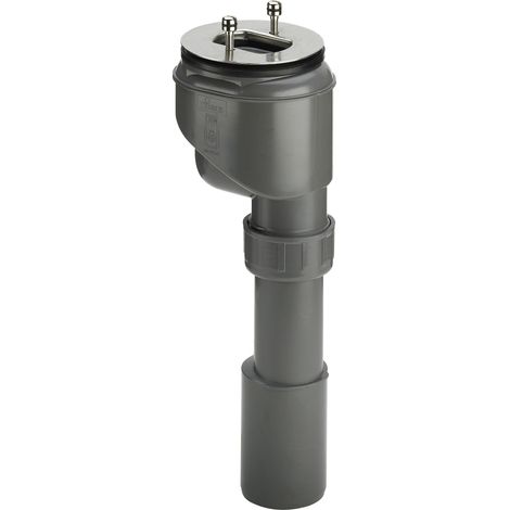 Unité fonctionnelle Domoplex 6929.21 en plastique gris 85 mm x DN40/50