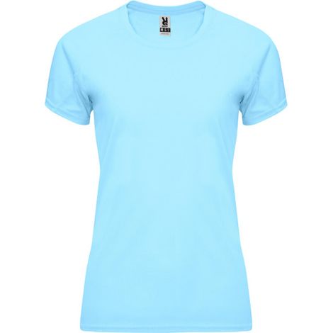 Camiseta de manga ranglán para mujer antihumedad con paneles inferiores BAHRAIN WOMAN ROLY XL Celeste (1/2)