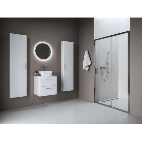 Ravak Blix II - Duschtür NBLDP2-120, 120x195 cm, Chrom/Klarglas 0PMG0C00Z1 (1/3)