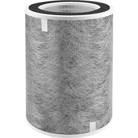 Filtre de remplacement HP202 compatible avec purificateur d'air Shark série HP200, HP201, HP232, HC502 et modèles MAX, pièce n°HE2FKBAS, HE2FKPRO (1 unité) (1/4)