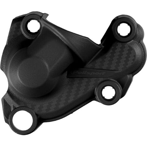 POLISPORT 8485200001 - Protezione pompa acqua molto resistente all'abrasione e agli urti con guscio rigido compatibile con le moto HUSQVARNA, KTM, GAS GAS a colori Nero (1/2)