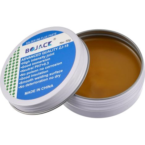 50g Pâte à Souder No-clean Sans Plomb Flux Respectueux de l'Environnement la Pâte de Flux de Soudure pour Soudage (Lot de 1 Pièces) (1/3)