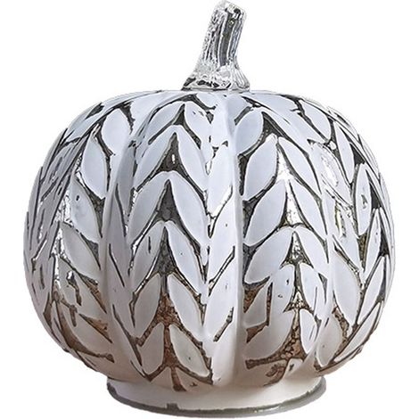 Taicans Lampe citrouille LED en verre avec minuterie pour décorations de citrouilles d'Halloween, d'automne et de Thanksgiving (1/5)