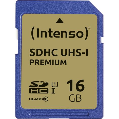 Intenso 3421470 memoria flash 16 GB SDHC UHS-I Classe 10 (1/3)