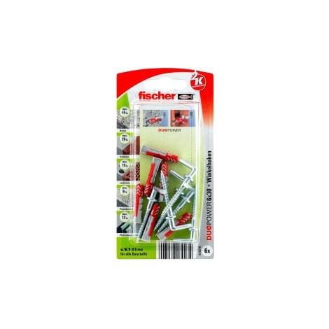 Fischer  6x  DUOPOWER  6x30  RH  con  gancio  tondo  -  535222