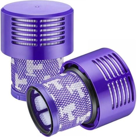 2 Paquet Lavables Rutilisables Filtre de Remplacement pour Dyson V10 Cyclone Animal Absolute Motorhead Total Clean Pro Extra Aspirateur Sans Fil avec Brosse de nettoyage-aspirateur dyson (1/4)