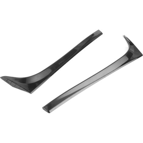 Heckscheibenspoiler-Seitenflügel-Zierleisten-Zubehör passend für MK7 MK7.5 2014–2018, glänzend schwarz (1/5)