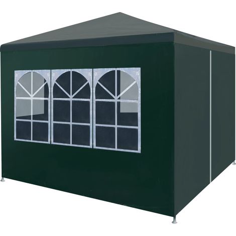 Carpa para fiestas verde 3x3 m vidaXL