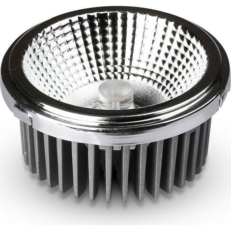 Spot LED 20W AR111 à Réflecteurs Interchangeables (20° -40°) Couleur Argent 6400K (1/5)