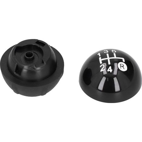 Pomello del cambio, kit di ricambio con copertura decorativa, compatibile con Fiat 500 500C 2007-2018 con guida a sinistra e a destra. (1/5)