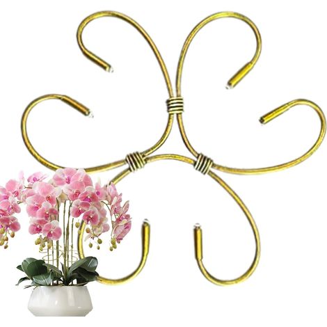 Support de tige de Monstera - Support de tige pour - Treillis décoratif en métal - Fournitures de jardinage - Accessoires pour d'intérieur - Piquets pour une croissance saine (1/5)
