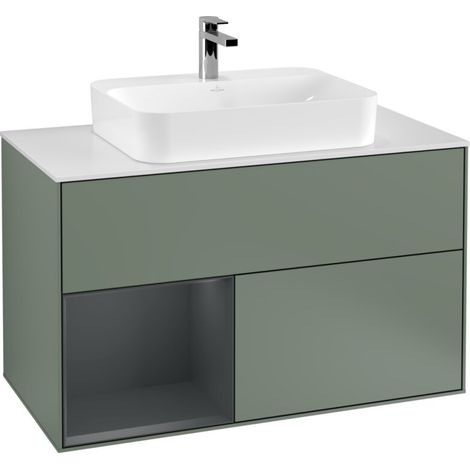Villeroy & Boch G361HGGM Armoire sous-lavabo Finion G36 (1/2)