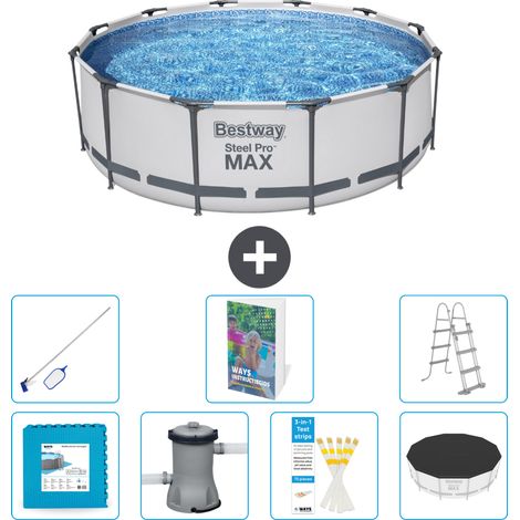 Bestway Piscina Bestway Steel Pro MAX Rotonda - 366x100 cm - 8-pezzi  S365 (1/5)