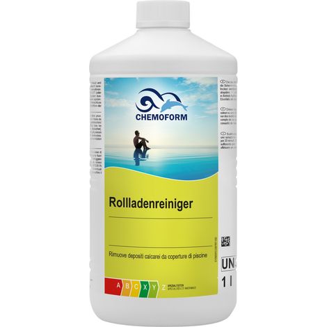 Chemoform Rolladenreiniger 1 l entfernt Kalkablagerungen auf Pool Rollläden