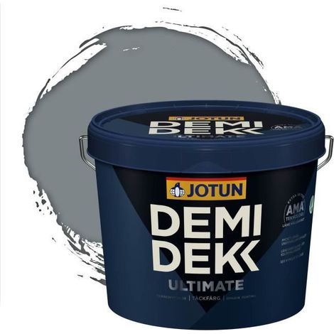 Peinture Bois - DEMI DEKK ULTIMATE - Satinée - RAL 7046 - 3L (1/2)