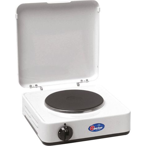 CFParker Fornello ad 1 una piastra elettrica 1500 Watt REGOLABILE portatile con coperchio made in Italy - 5321PC (1/3)