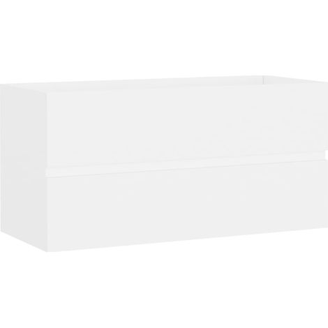 Maison Exclusive - Waschbeckenunterschrank Weiß 90x38,5x45 cm Hol