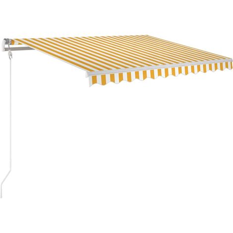 Maison Exclusive - Markise Automatisch Einziehbar 300x250 cm Gelb