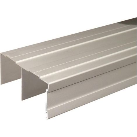 Ferrures Esprit P300-19 pour portes de meubles - Rails hauts - laqué noir - long 2M55 - SEED (1/2)