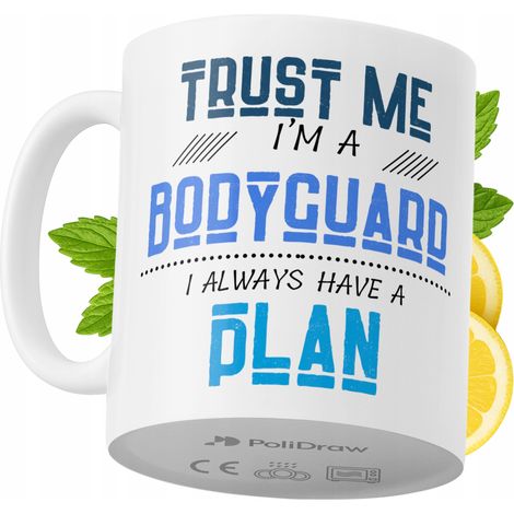 Lustige Tasse für Bodyguards – Kaffee- oder Teetasse mit witzigem Textdesign – ideal für Geburtstage, Namenstage, Feiertage und besondere Anlässe. Hochwertige Tasse für Zuhause, Büro und Arbeit. Farbe