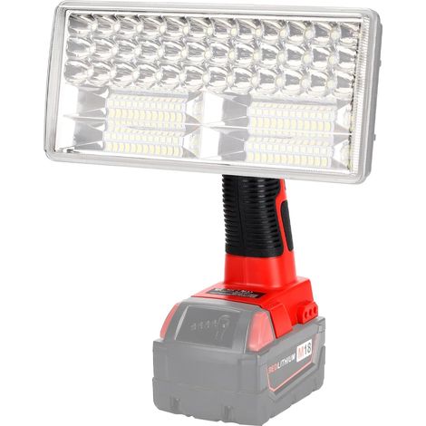 Lampe LED sans fil 4200 lm compatible avec batterie au lithium M18, lampe de travail 18 V pour camping, réparation de voiture, éclairage d'urgence et de chantier (1/5)