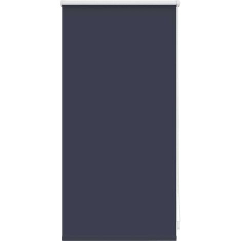 Maison Exclusive - Tenda a rullo oscurante 44,4x100 cm Larghezza tessuto 40 cm Blu marino