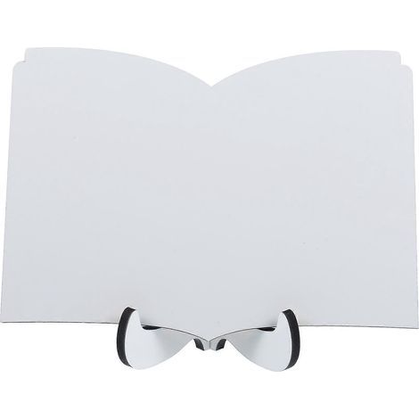 Plaque de phase en bois par sublimation thermique, impression par transfert thermique, décoration de remise de diplôme-17.70X12.70X0.10CM-White (1/3)