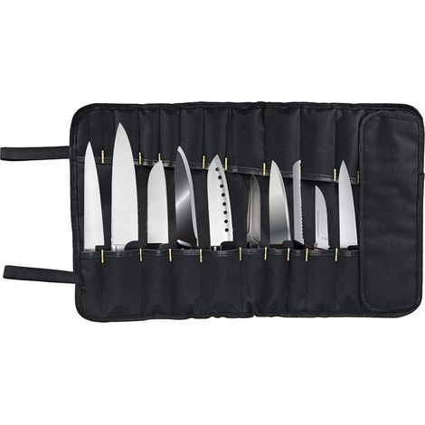 Sac de transport pour couteaux de chef multifonction, étui à ustensiles de cuisine portable, pochette à lames, rangement professionnel (1/5)