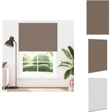 Store enrouleur occultant café 150x230cm largeur du tissu - Store Enrouleur - Stores Enrouleurs - Store De Jour Et De Nuit - Store Occultant (1/5)