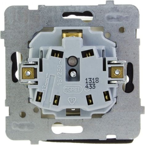 AS Spritzwassergeschützte Steckdose mit/mit IP44 transparenter Abdeckung ecru GPH-1GZ/m/27/d