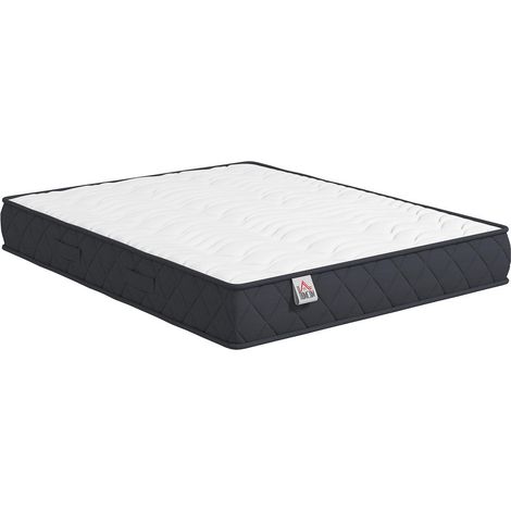 Matelas 160x200 2 Personnes Mousse à Mémoire de Forme Épaisseur 20 cm Fermeté Moyenne Certifié Oeko-Tex (1/5)