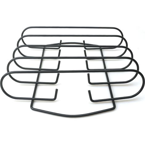 Outdoor-Grillwerkzeug, tragbarer Lammkotelettständer, antihaftbeschichteter Grill für den Hinterhof, 28,2 x 29 x 7,3 cm