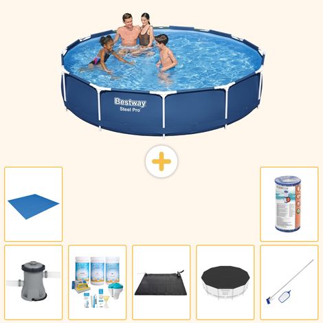 Bestway Bestway Steel Pro Ronde - 366x76 cm - 8-pièces  S21592 (1/3)