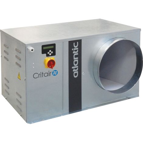 Atlantic – Caisson d'extraction basse consommation 1500 m3/h – Moteur EC 230V – Piquages en ligne – Accès simplifié (1/3)