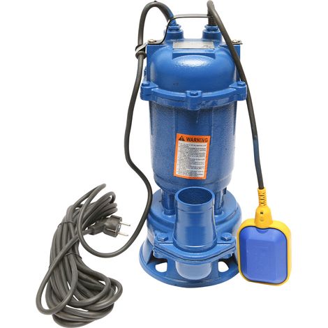 Pompa per acqua sporca, drenaggio sommerso con galleggiante, 550W, 200 L/min, profondità 11m, 220V WQD10-8-55F Breckner Germany