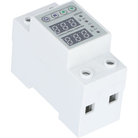 Relais protecteur de surtension/sous-tension 40 A, affichage LED intelligent AC220V, pour une utilisation domestique. (1/5)