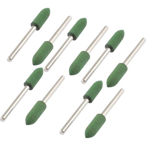 6mm x 17mm Kegelkopfpolierer Schleifen Montiert Punkt Vert 10 Pièces (1c49925aec4768d501330c11ed580a